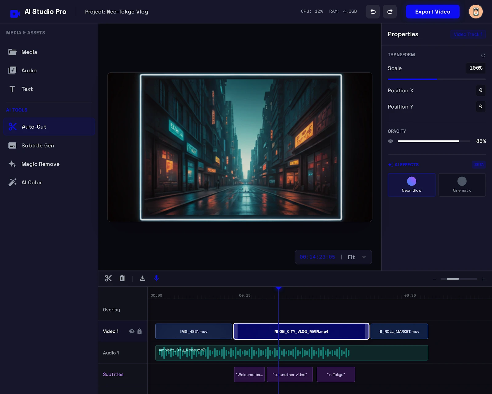 Editing Studio